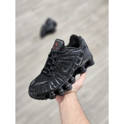 Shox Negra Logo Rojo