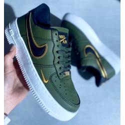 Air Force Verde Negro Oro