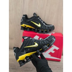 Shox Negra Logo Amarillo