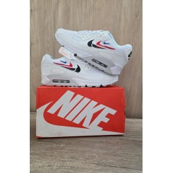 Air max 90 blanca 3 logos
