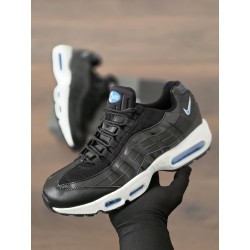 Air max 95 negra suela blanca