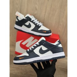 Nike dunk azul logo naranja