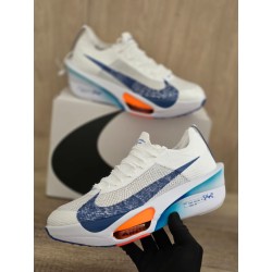 Air zoom blanca logo azul