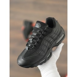 Air max 95 negra logo negro