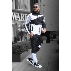 Cortavientos nike negro blanco