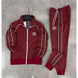Chandals gucci rojo todo logos