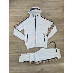 Chandals gucci relieve blanco