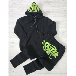 Chandals syna negro logo verde