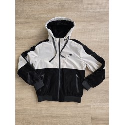 Sudadera blanca negra
