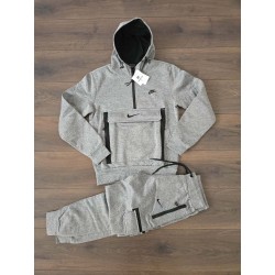 Chandals bolsillo nike gris
