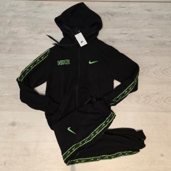 Chandals nike negro verde...