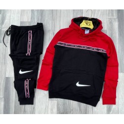 Chandals nike negro rojo...