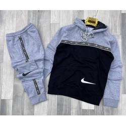 Chandals nike gris negro...