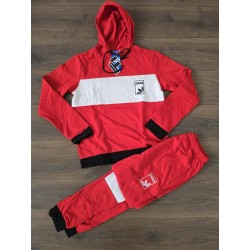 Chandals Adidas  rojo blanco