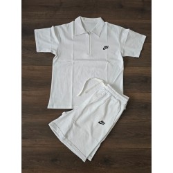 Conjunto nike polo blanco new