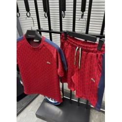 Conjunto verano lacoste rojo
