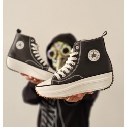 Convers Run Negra Polipiel...